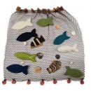 Fischernetz mit Fischen und Muscheln - Netz